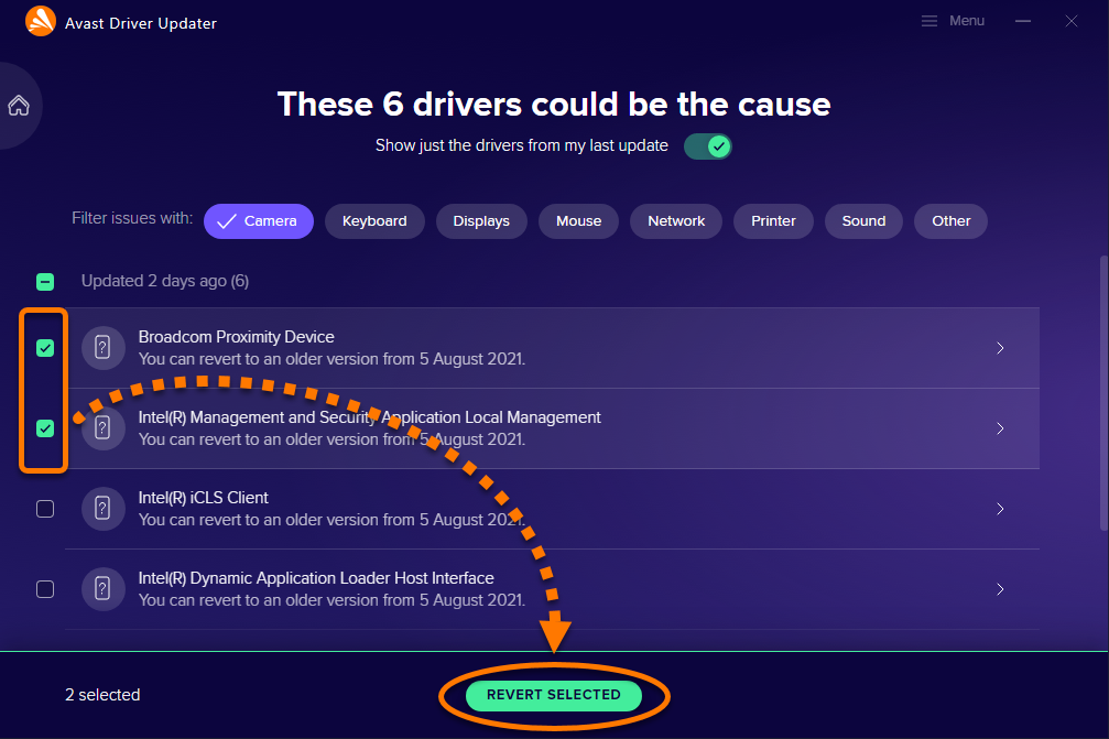 Avast driver updater