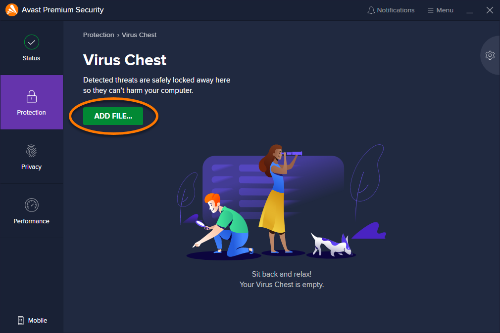 How To Use Virus Chest In Avast Antivirus And Avast One | Avast