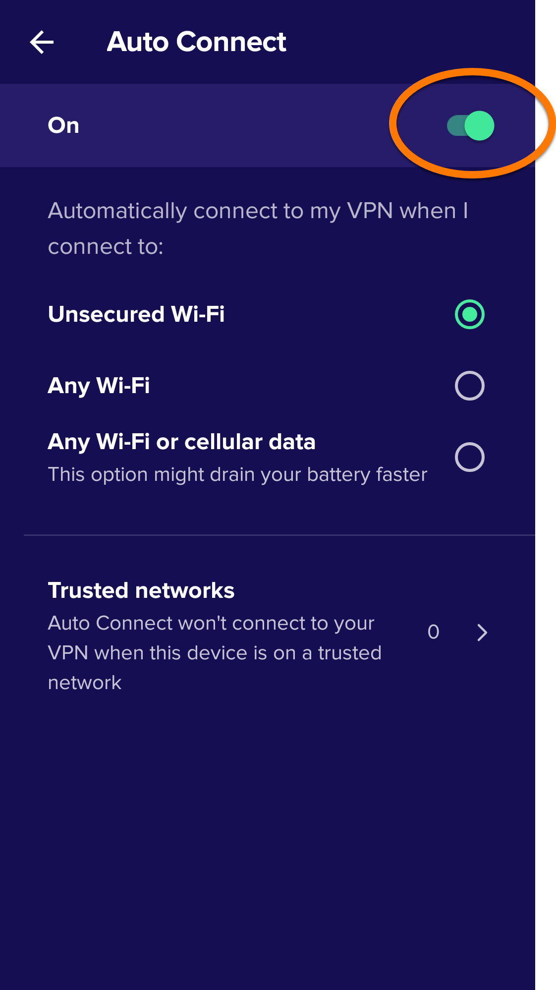 paid for avast secure line but now wont connect mac
