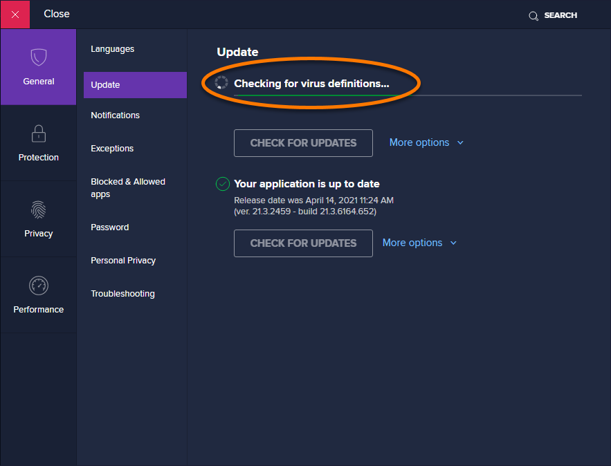 avast antivirus update 1803 crypto service bug