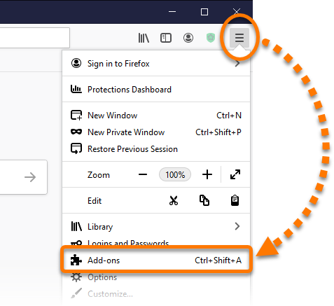 how to disable avast browser in firefox