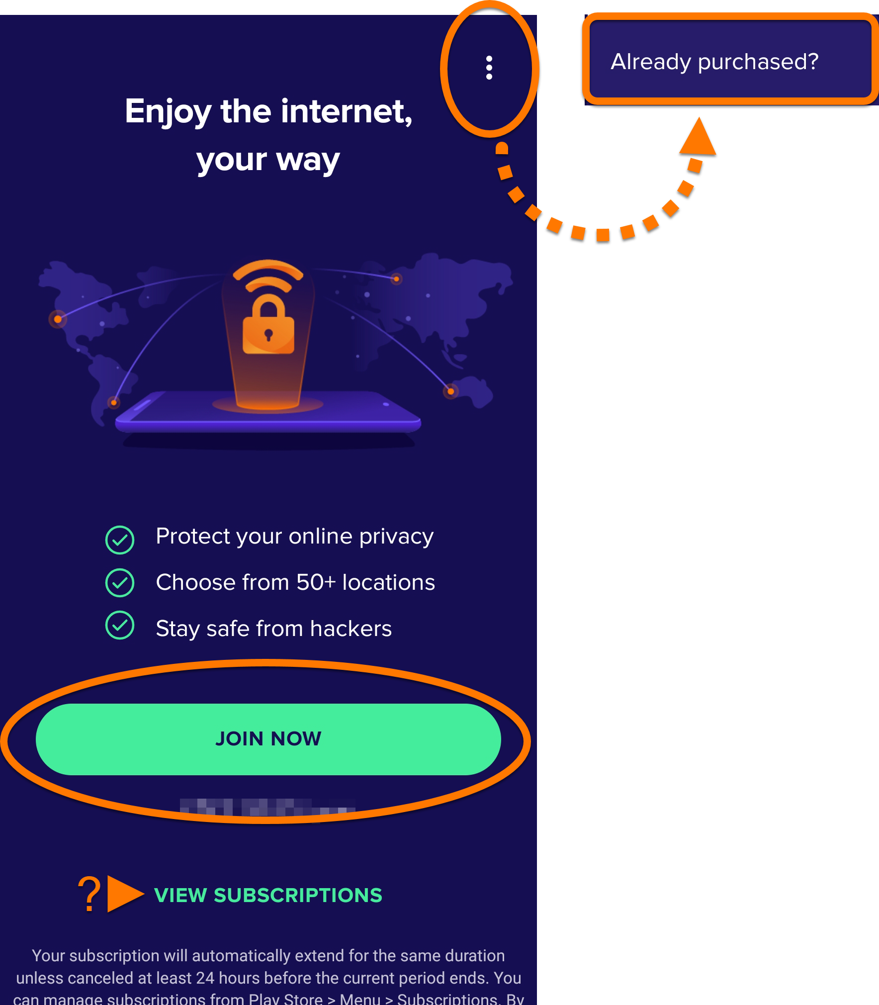 avast secureline vpn max connection reached