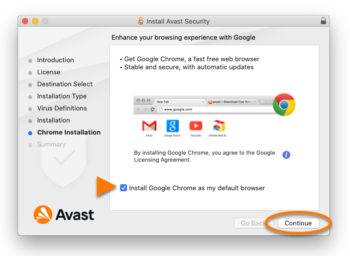 avast mac security installation problems