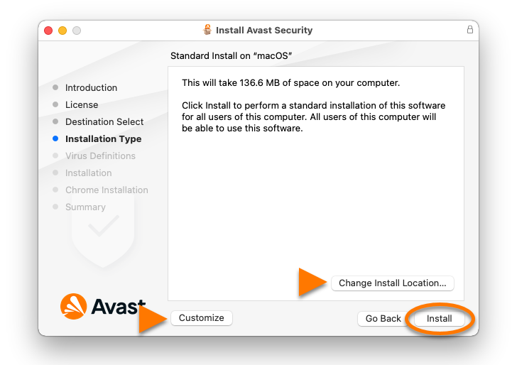 avast mac security 2016 not deleting