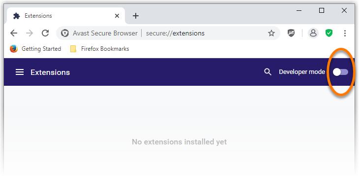 dont disable avast browser extension