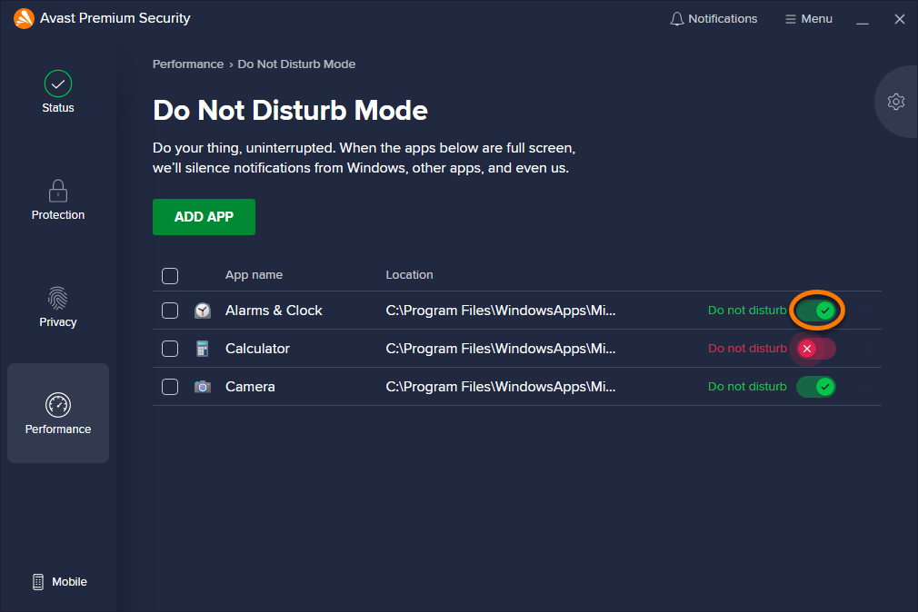 How to use Avast Do Not Disturb Mode | Avast