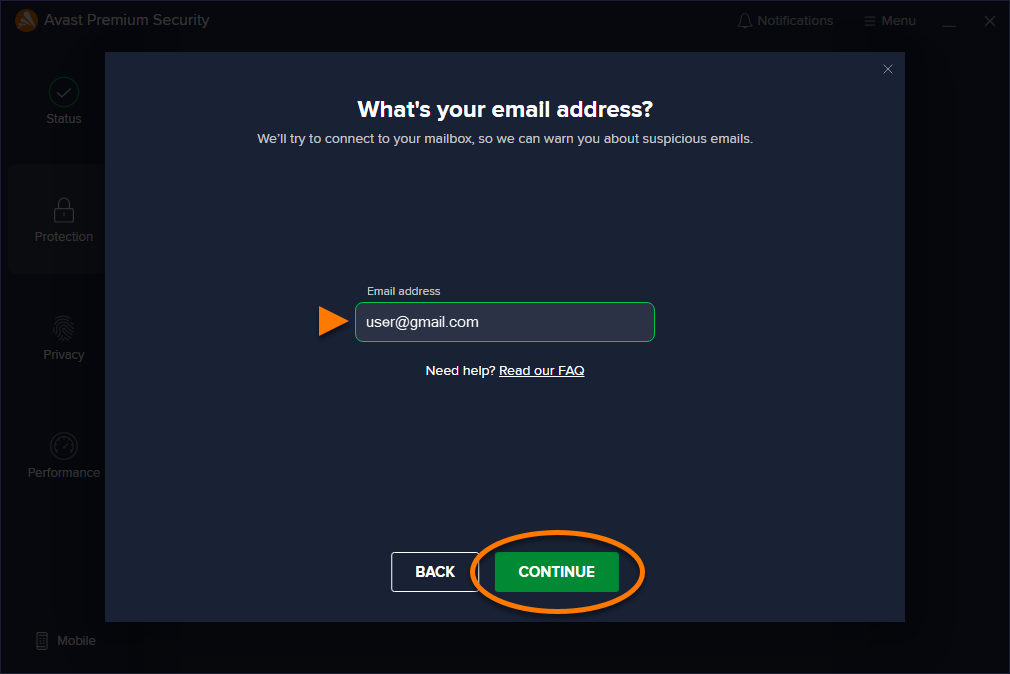 avast antispam mailbird