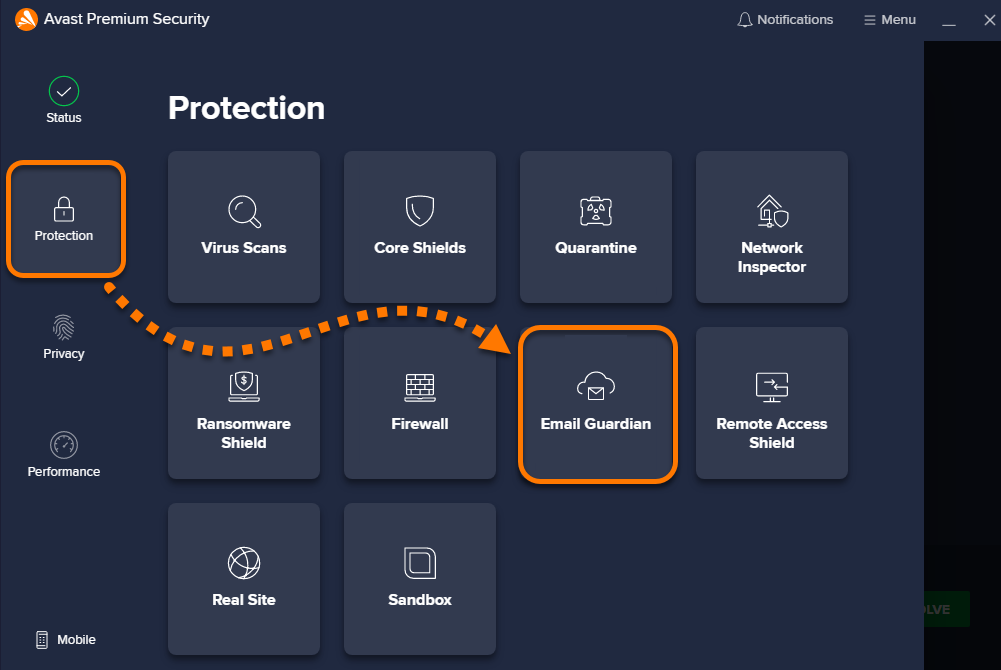 avast blocks mailbird