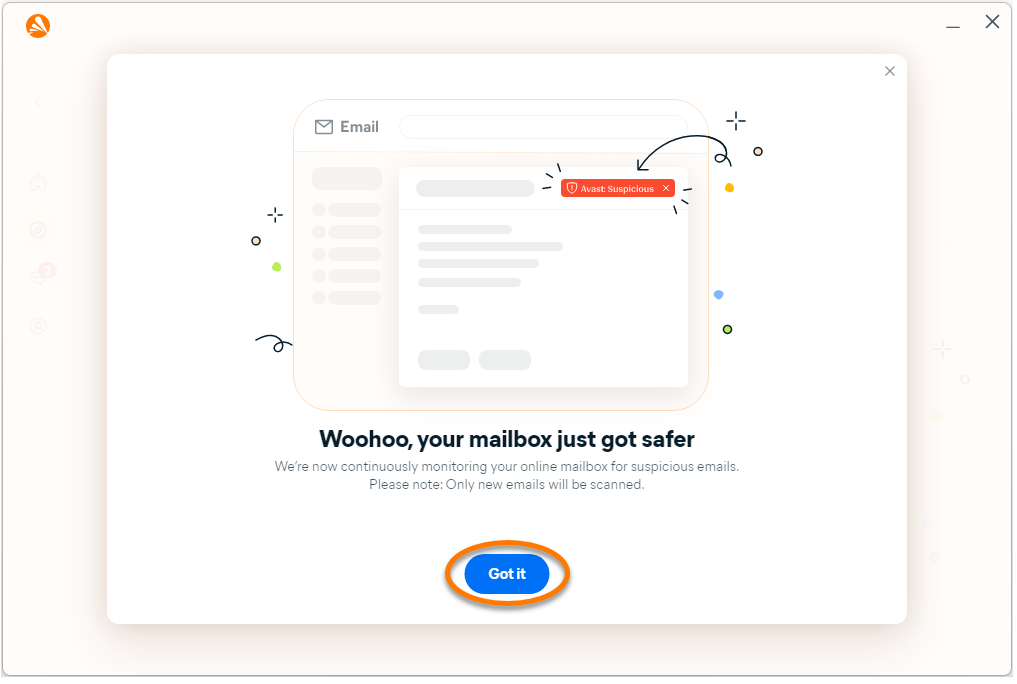 avast blocks mailbird