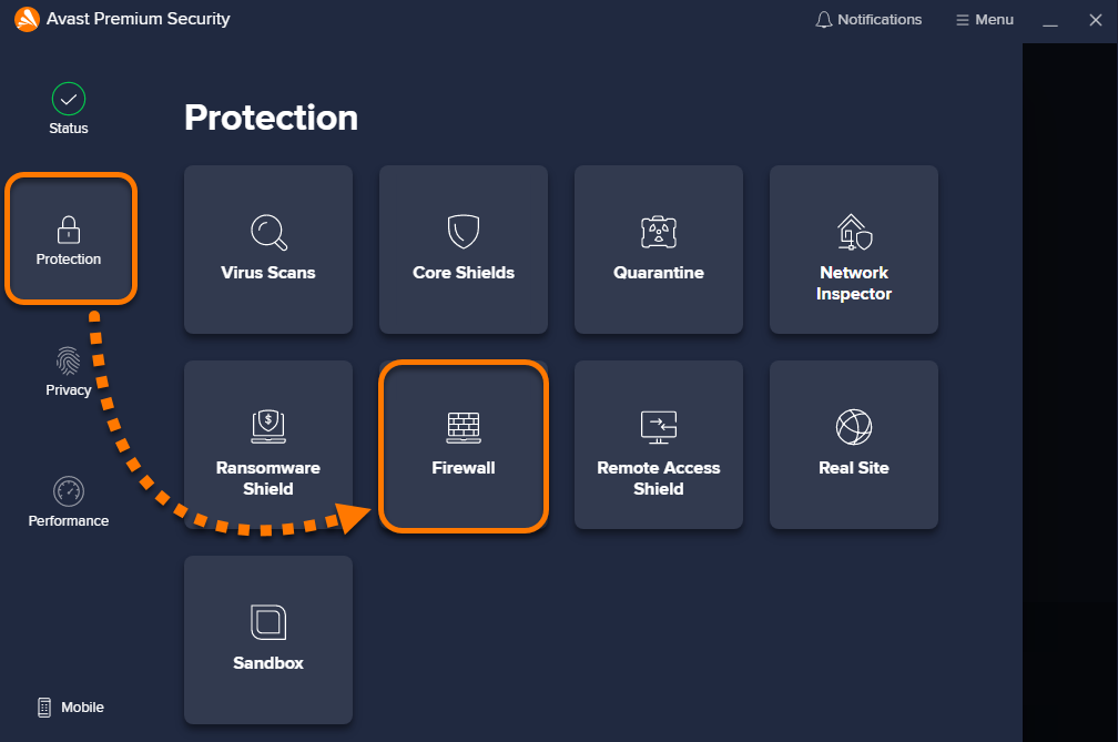 How to set up Firewall Basic rules | Avast
