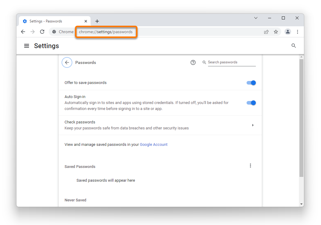 How to import passwords data to a Google Account or Chrome | Avast