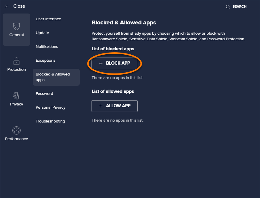 ¿Cómo desbloqueo el antivirus libre de avast?