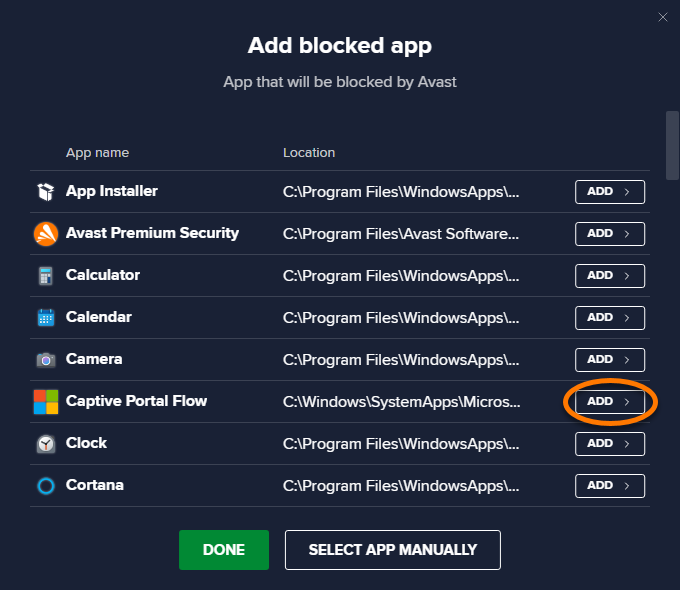 Jak odblokuji AVAST blokované soubory?