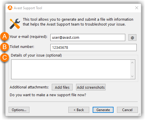 Avast Support How to submit a support file using the Avast Support Tool | Avast