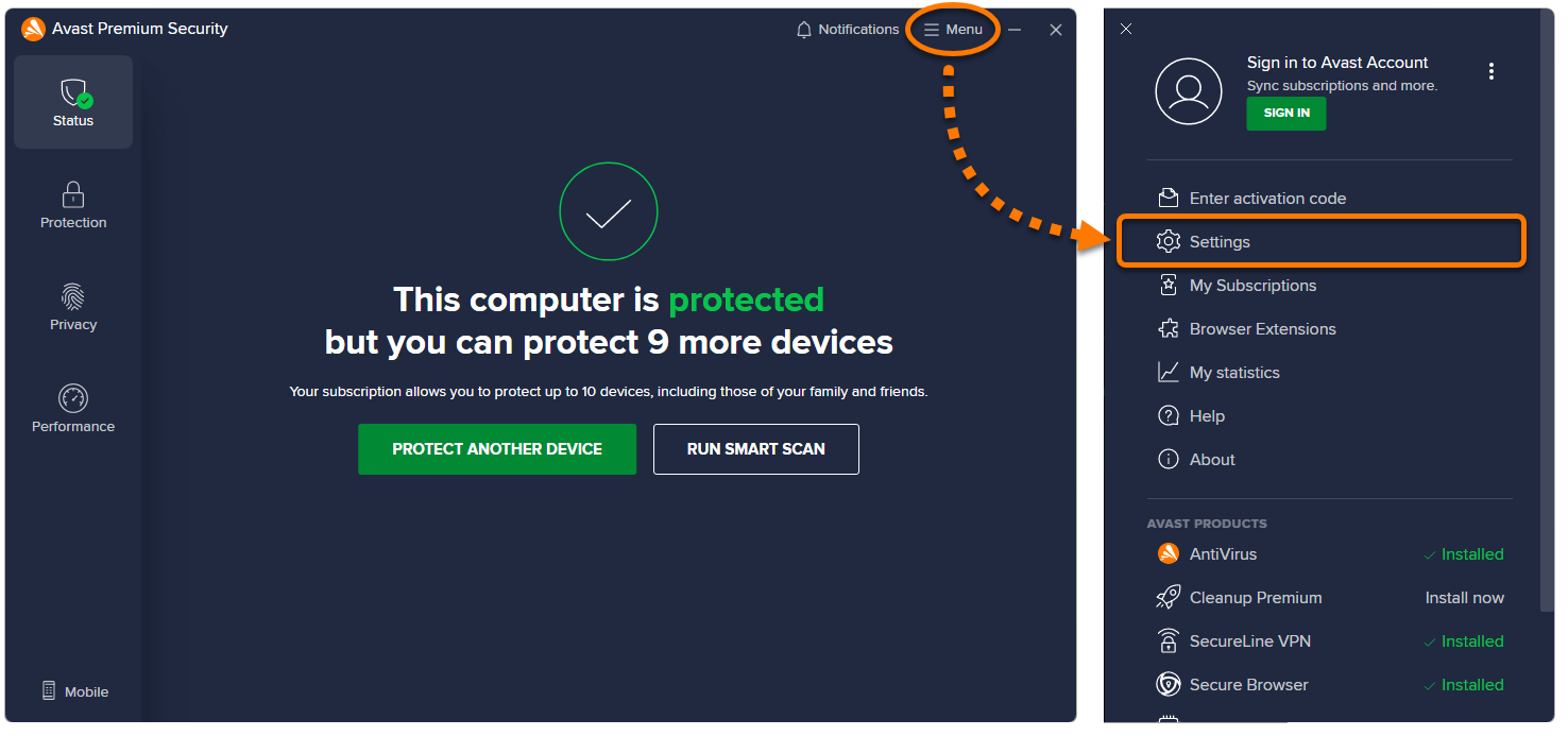 Всплывающие уведомления в приложениях Avast | Avast