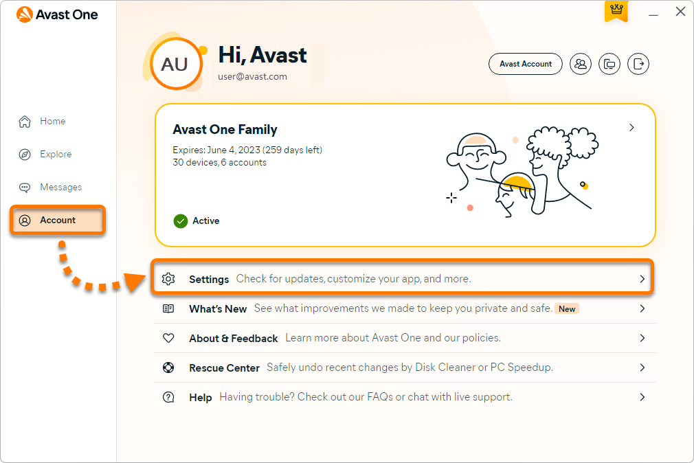 通知 バッジ オファー 理由 avast